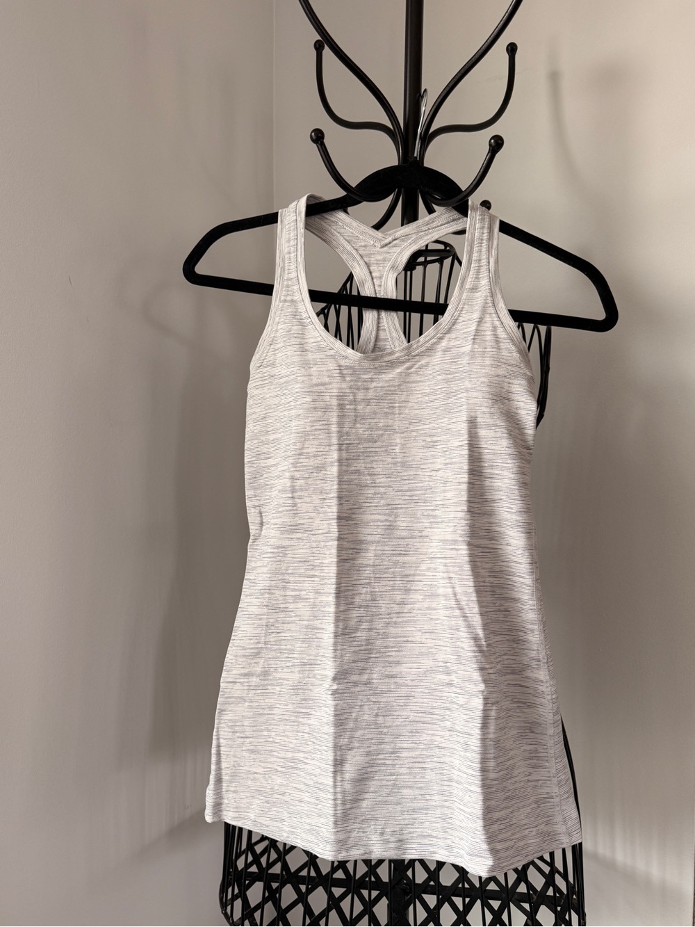 lululemon athletica Light Heather Gray Racerback Tank